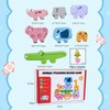 FARSEE 10 Juegos de apilamiento de Animales para niños, Juguetes