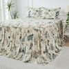 100% Cotton Queen Size Bedspread Beige Oversized 60x80 + 30in
