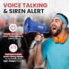 Pyle Pmp21bl Portable Megaphone Speaker Siren Bullhorn - Compact And