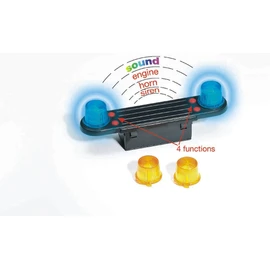 Bruder Toys - Attachable Realistic Light and Sound Module with 4 Different Siren Functions (Police Yelp, Engine Noise, Police Siren, and Fire Engine) - Ages 4+
