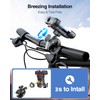 Bovemanx Motorcycle Phone Mount Holder, [150mph Wind Anti-Shake][7.2inch Big Phone