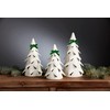 Mud Pie White Christmas Tree Sitter, 12" x 5 1/2"
