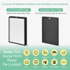 HSIAMEN AP-B102 Filter Compatible with Alexapure Breeze Air Purifier AP-B102