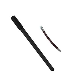 ECOVELO POMPA DI GONFIAGGIO A MANO PER PNEUMATICI GOMME BICI GONFIATORE VINTAGE CON RACCORDO FLESSIBILE INCLUSO