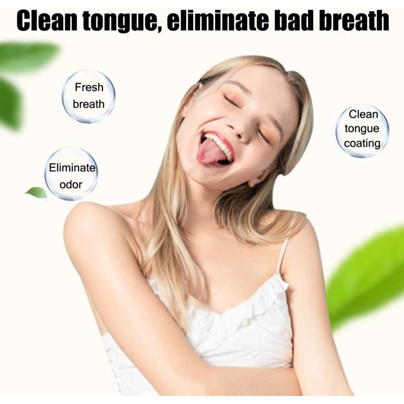 MR LION Tongue Brush, Tongue Scraper, Tongue Cleaner Helps Fight