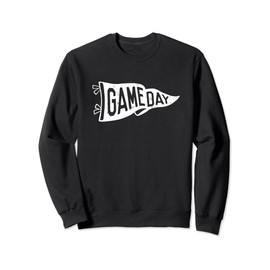 Retro Pennant Flag Game Day Vintage Inspired Football Sport Sweatshirt