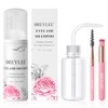 BREYLEE Lash Shampoo Kit 60ml, Rinse Bottle & 2 Brushes,