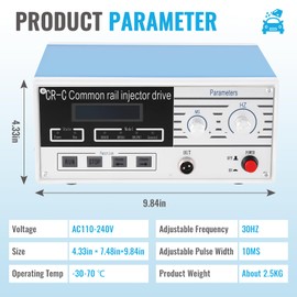 CR-C Common Rail Injector Tester Common Rail Injector Testing Machine Diesel Injector Drive Fuel Repair Tool