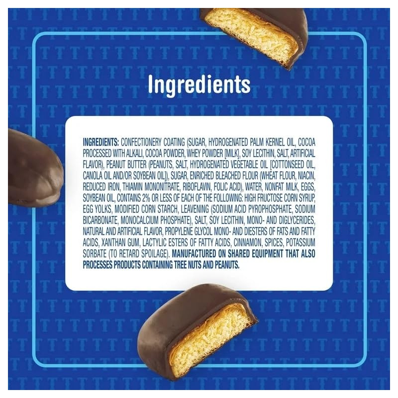 Tastykake Dark Chocolate Peanut Butter Kandy Kakes, 12 Count (Pack