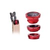 Mikinona Wide Angle Macro Telephoto Lenses Set Universal Clip-on Phone