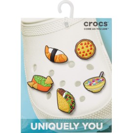 Crocs Jibbitz Food - Stylish Shoe Charms - Synthetic Material - Jibbitz Packs Shoe Charms - One-of-a-kinds Food Jibbitz Foodie 5-Pack One Size One Size