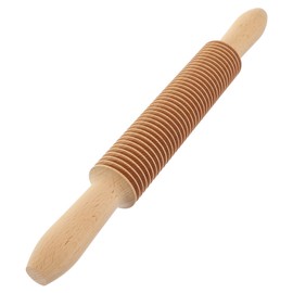 HOLIDYOYO Pasta Rolling Pin Spaghetti Pasta Cutting Tool Tagliatelle Pasta Maker Pasta Tools Pasta Wheel Wood