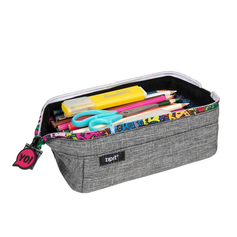 ZIPIT Lenny Pencil Case | Large Capacity Pencil Pouch |