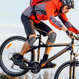 Riding Knee Brace - Cycling Knee Support Pad,Anti-Fall Protective Tool for Basketball, Gym, Golf, Football, Hiking, and Running