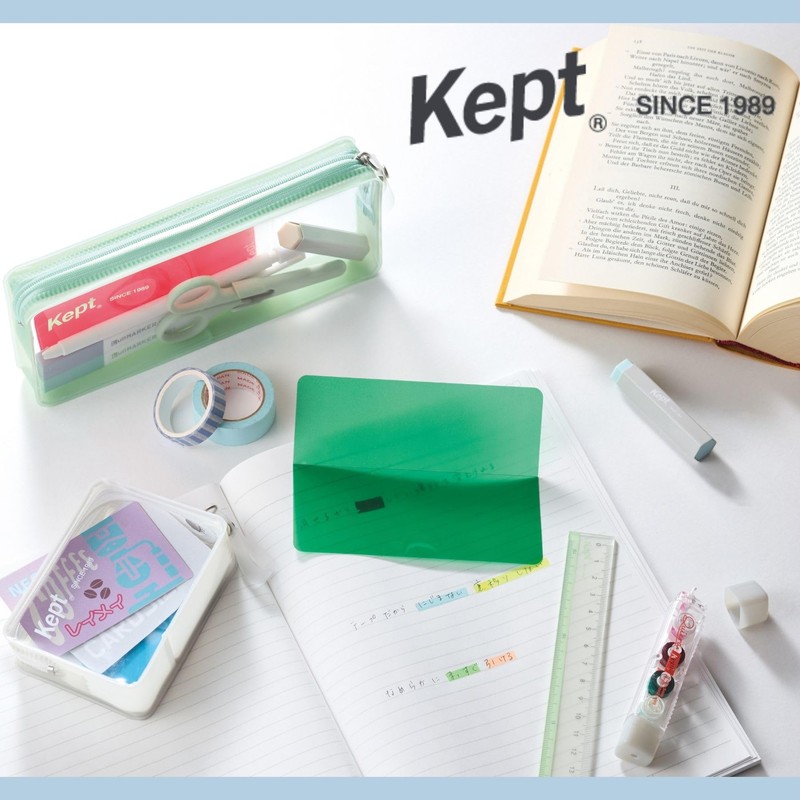 Raymay Fujii KPF1330W Pen Case, Kept Direct Pen Case, Clear,