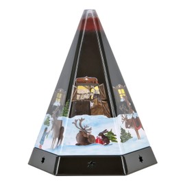 Crottendorfer Incense Pyramid / Smoke Burner Metal with Integrated Incense Cone Holder for Size M Dimensions: 11.5 x 10 x 13.7 cm Made in Germany