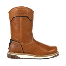 Georgia Boot AMP LT Wedge Pull On Work Boot, Brown, Size 11.5(W)
