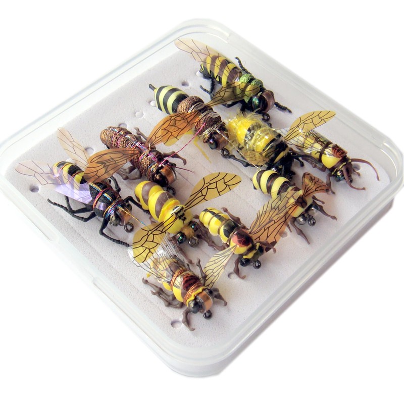 Fly Fishing Flies kit with Fly Box/Nymphs/Dry Fly,Wet Fly/Streamers/Realistic Flies