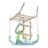 TRIXIE Small Animal Suspension Bridge, Hanging Cage Accessory with Hammock
