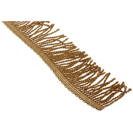 WRIGHTS Products Simplicity Metallic Bullion Fringe 2' X9yd, Gold