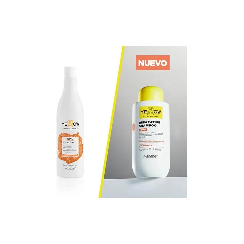 Kit Yellow Repair Shampoo Mascarilla 500ml Cu