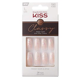 Kiss Classy Nails 28 Count Scrunchie Long Length (Pack of 2)