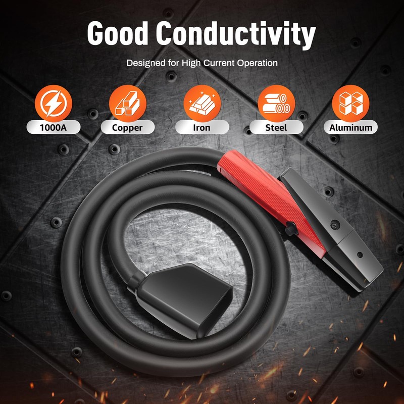 1000Amp K4000 Carbon Air Arc Gouging Torch with 7ft Cable