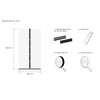 Jarolift Fly Screen Magnetic Curtain for Doors, Various Sizes And