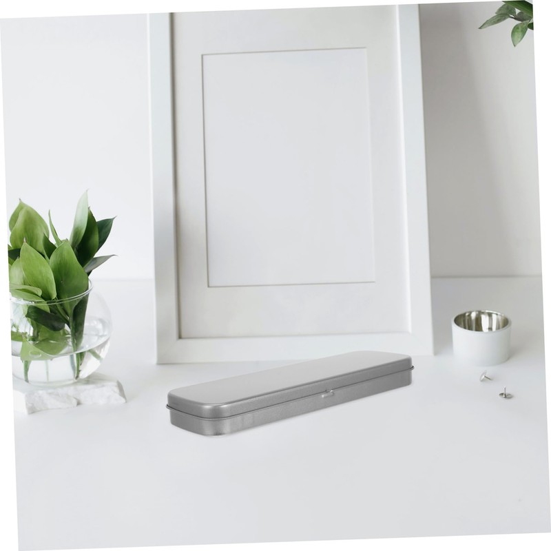 STOBOK 3 Pieces Metal Tin Box Durable Storage Box for