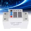 Over Under Voltage Protective Device DIN Rail Adjustable Dual Display