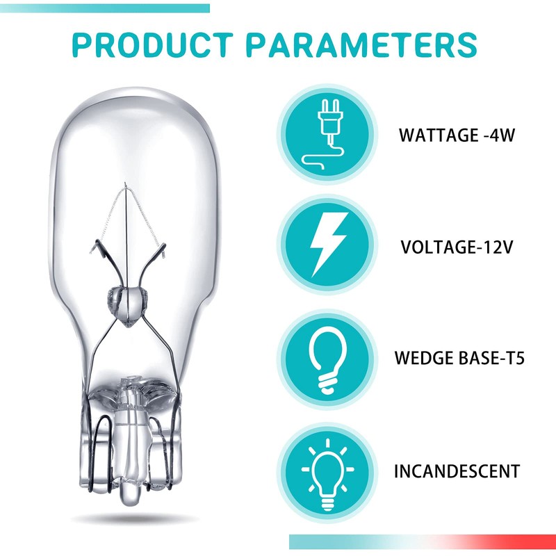 Riakrum T5 Landscape Light Bulbs 12 Volt 4 Watt Landscape