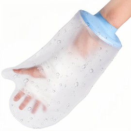 Waterproof Cast Cover for Shower Hand, Reusable Hand Cast Protector for Adults, Keep Wounds Dry - Elastic Seal for Wrist, Finger, Hand, Reusable & Durable【2025 New Design】