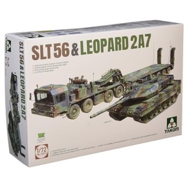 TAKOM Franziska TAK5011 1/72 SLT56 & Leopard 2A7 Plastic Model Kit, Transparent, 1:72