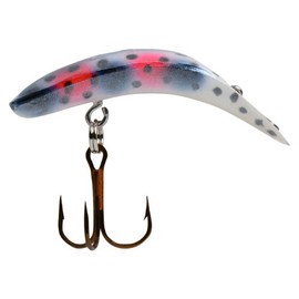 Yakima Bait Flatfish F-3 High Action Plug, 1 1/4-Inch, Rainbow