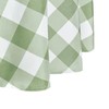 Hiasan Checkered Round Tablecloth 30 Inch - Waterproof Stain and