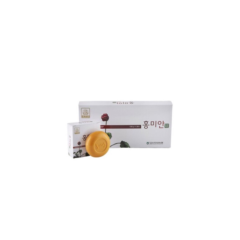 농협홍삼 수삼인삼 홍미안비누(100gX3개) 인삼비누 Nonghyup Red Ginseng Root Soap (100g