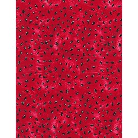 Timeless Treasures Fruit C1173 Red Watermelon Seeds