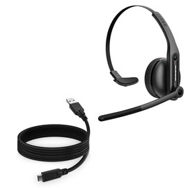 BoxWave Cable Compatible with Edifier CC200 - DirectSync - USB 3.0 A to USB 3.1 Type C, USB C Charge and Sync Cable - 6ft - Black