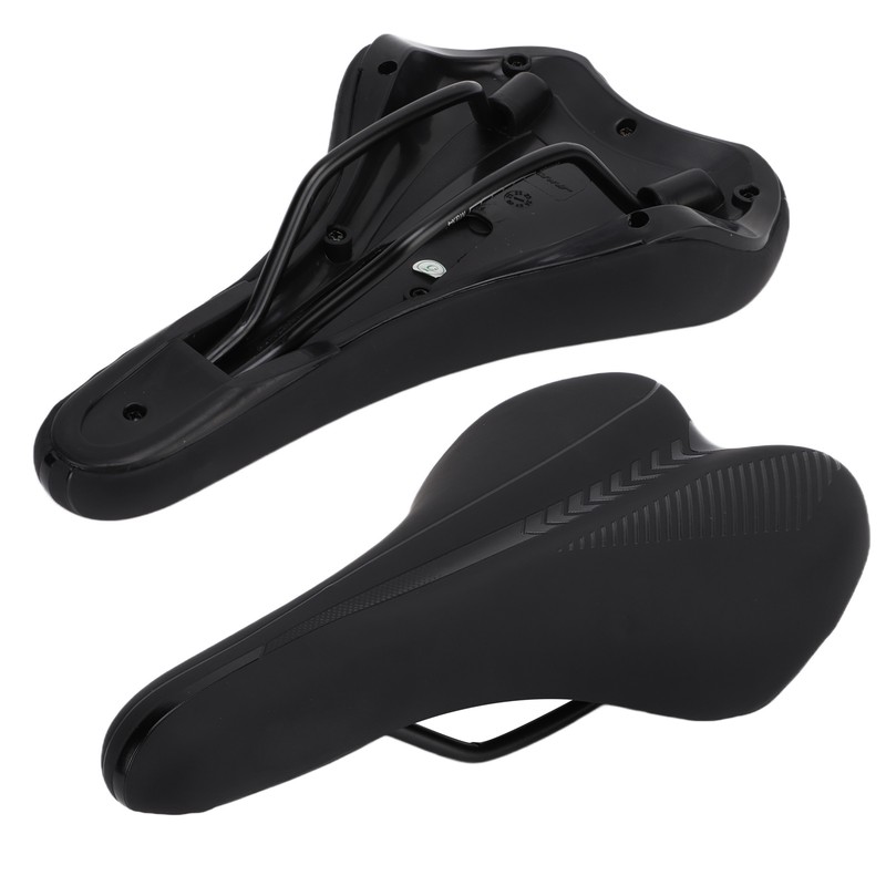 Bike Seat Thicken High Elastic Sponge Comfortable Waterproof Black Bicycle