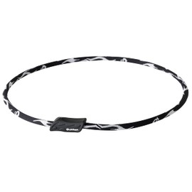 Phiten X30 Tribal 2 Titanium Necklace, Black, 18 inch