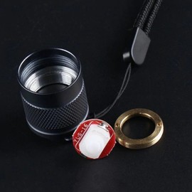 Convoy S2+ Flashlight, lithium battery LED Flashlight Handheld Torch Light with Temperature Protection (SST40 5000K 12 Groups)