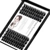 Bodermincer Black/Brown Color Natural Lash Clusters 84pcs Wispy Eyelash Clusters