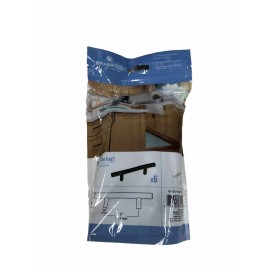 Brainerd Bar 3" CTC Matte Black Cylindrical Bar Pull BAR076W-FB-SP (6 PACK)