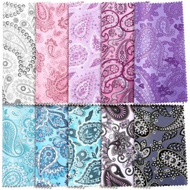 20 Pcs Microfiber Cleaning Cloth Cute Paisley Waves Design Microfiber Cloth Soft Multicolor Glasses Cleaner Cloth for Eyeglasses Camera Lens Cell Phone Screens Glasses, 6 x 6 Inches