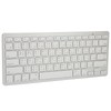 Wireless Keyboard Mini 78 Keys Ultra Thin Portable White Computer