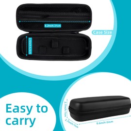 Fowecelt Electric Toothbrush Travel Case for Oral-B Pro 1000 1500 5000 7000 6000, Portable Travel Toothbrush Carrying Bag