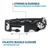 Buckle-Down Plastic Clip Collar - Ghosts Scattered Black/White - 1"