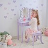 Teamson Kids Heart Glow Makeup Kids Vanity Set with Heart