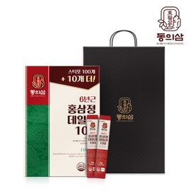 Donguisam 6-Year-Old Red Ginseng Extract Daily100 (110 Packets, 10g Each) 110 Packets / 동의삼 6년근 홍삼정 데일리100 10g x 110포