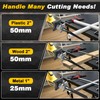 Cordless Reciprocating Saw -2x4.0Ah Batteries, Brushless Motor, 3500SPM Max, One-Hand